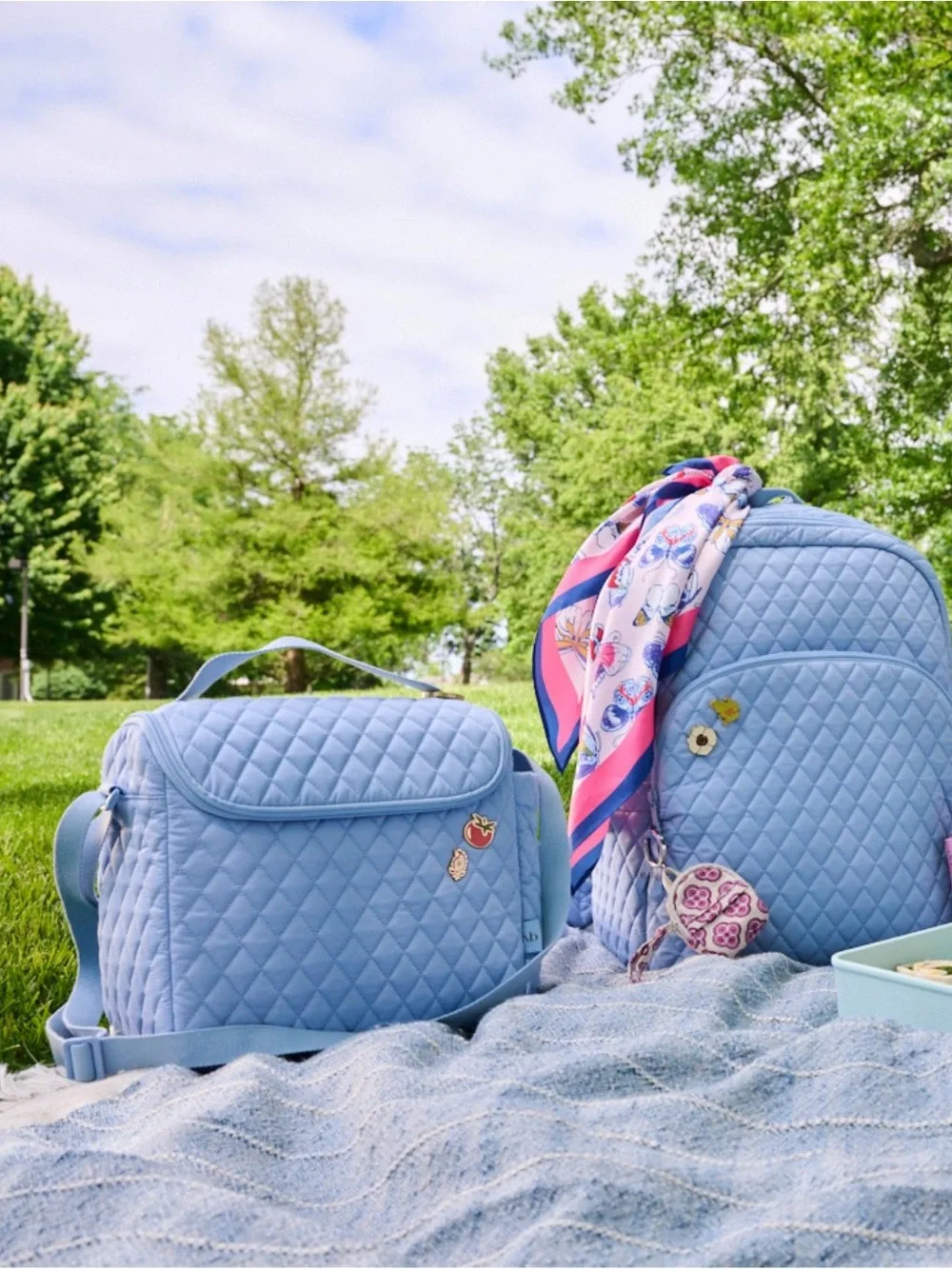 Vera Bradley Lunch Crossbody •Soft Chambray•